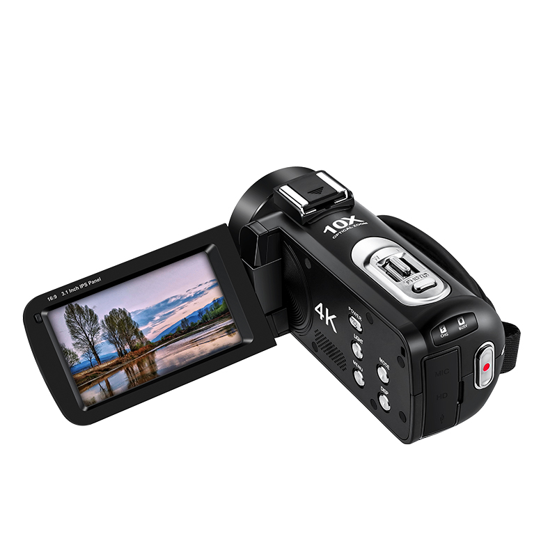 ORDRO AC7 HD 4K デジタルカメラ旅行 DV 結婚式ビデオライブホーム手ぶれ補正カメラ