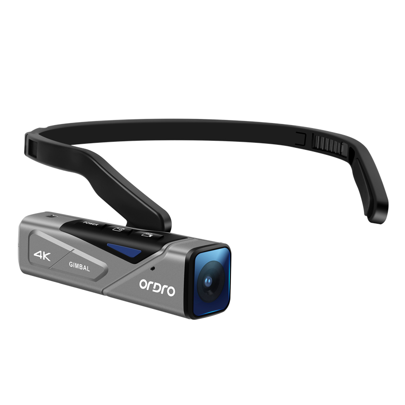 ORDRO EP7 4K ビデオカメラ FPV設計 60FPS ウェアラブル式ビデオカメラ
