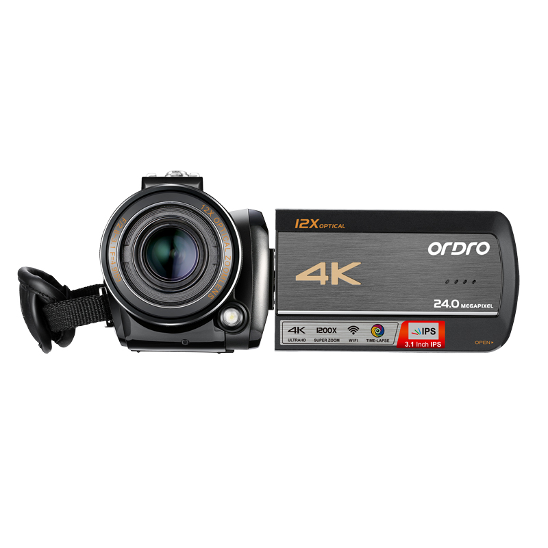 アルダー AC5 光学ズーム 4K デジタル ビデオ カメラ