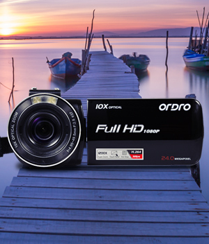 ORDRO z82 HDライブカメラ 光学10倍ズームカメラ 家庭用デジタルDV 手ぶれ補正