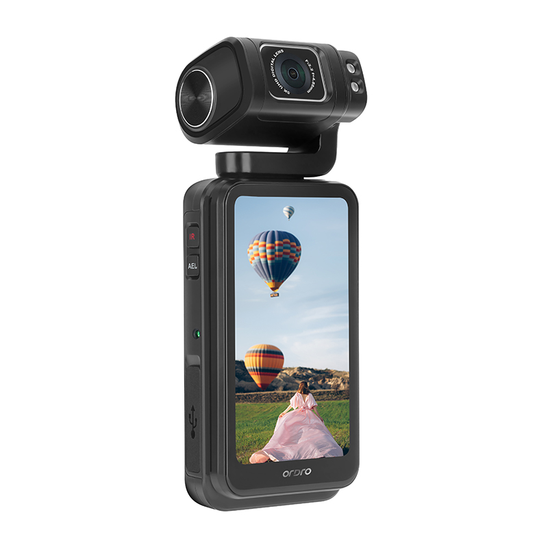 Ordro M3ポケットカメラ手持ち雲台手ブレ補正vlog撮影トラベルカメラポータブルコンパクトカメラです